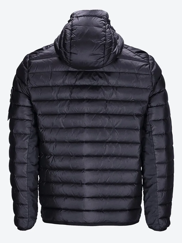 Loom woven nylon real down jacket