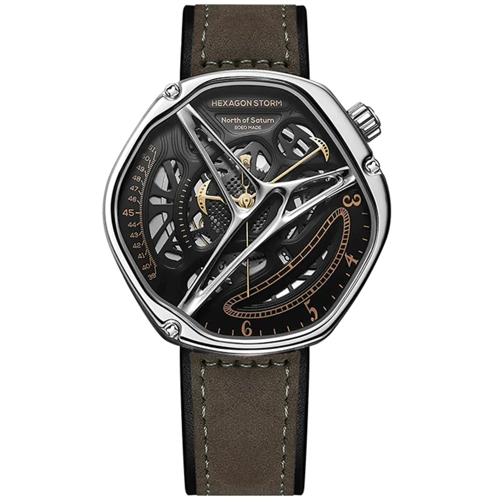 Men's Stainless Steel Luxury Designer Automatic Mechanical Wristwatch