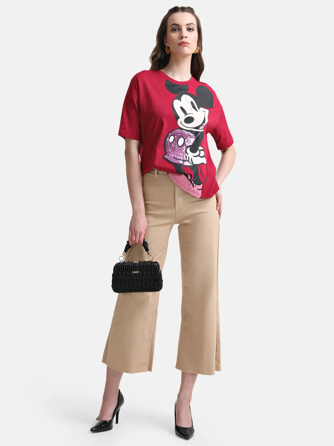 Mickey Graphic Print T-Shirt