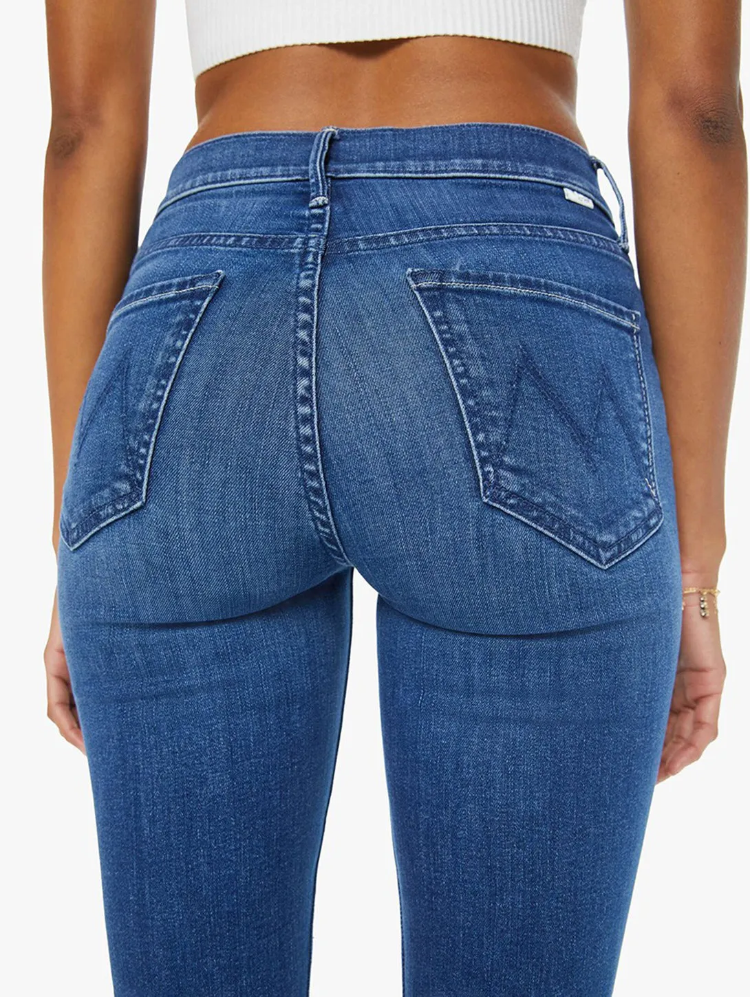 Mid Rise Dazzler Ankle Fray Jean - Nothing Between Us