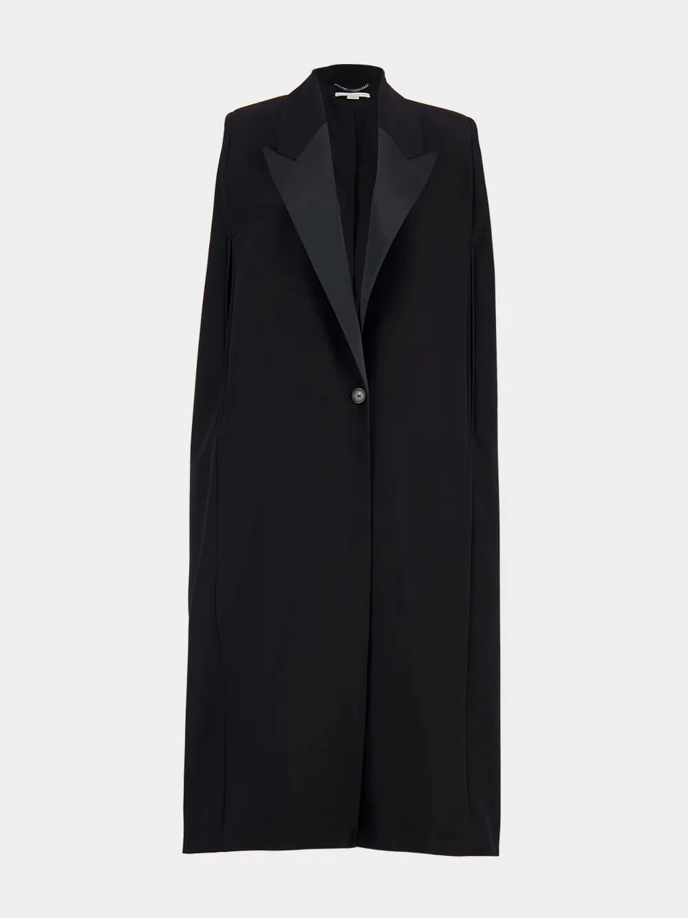 Midnight Tuxedo Cape Coat