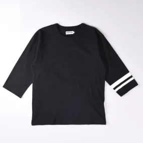 Momotaro - Tee - MT004- Black 3/4 Sleeve