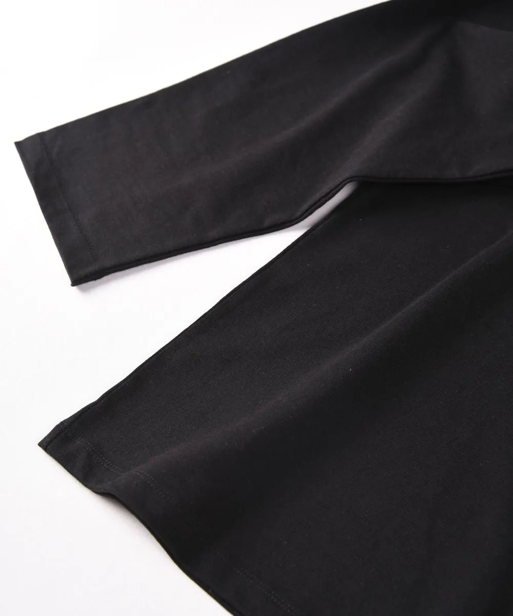 Momotaro - Tee - MT004- Black 3/4 Sleeve