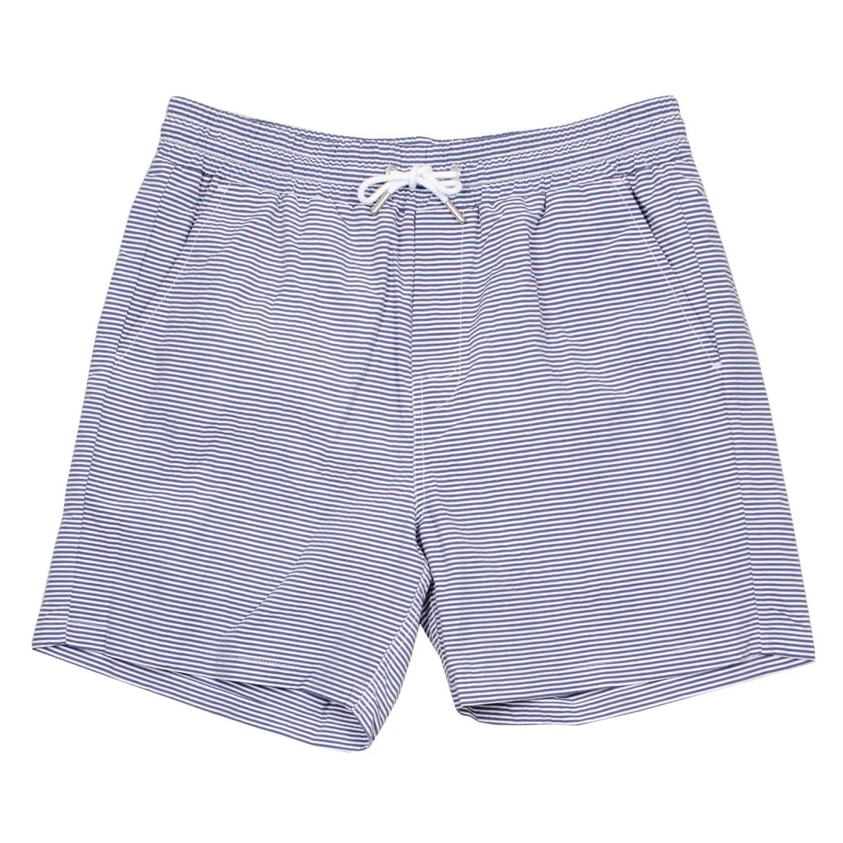 Norse Projects - Hauge Swimmers - Dark Navy Fine Stripe