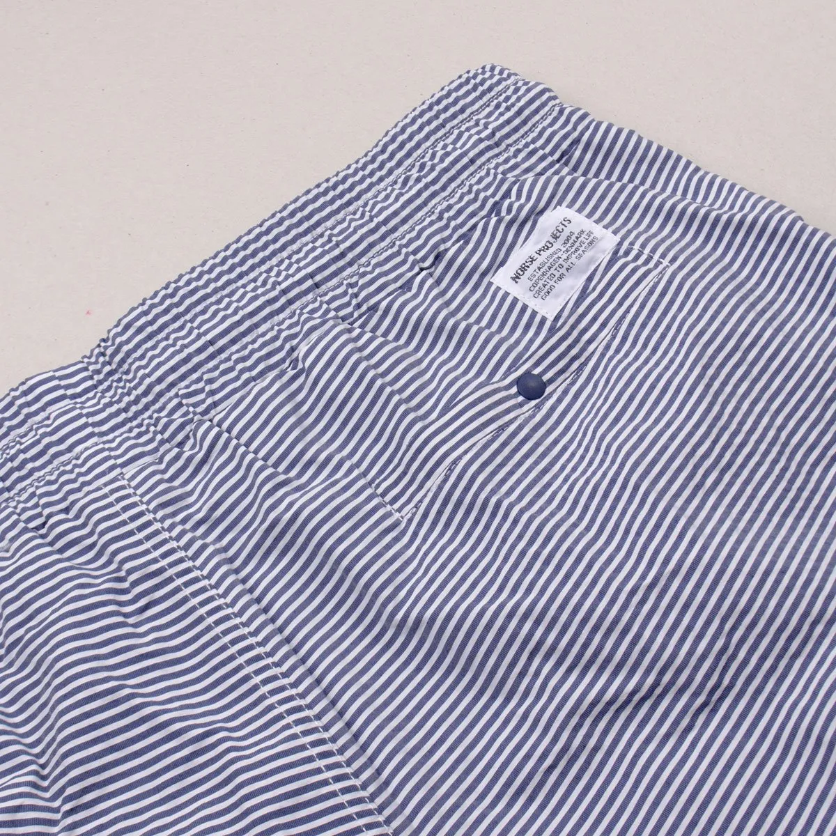 Norse Projects - Hauge Swimmers - Dark Navy Fine Stripe