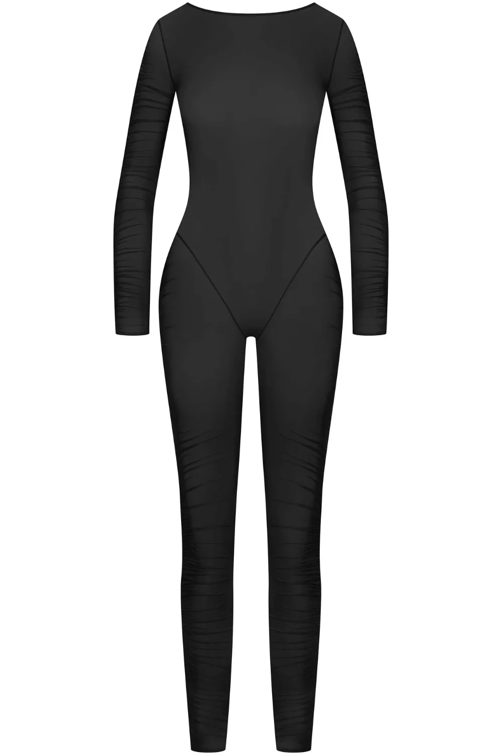 Nuit Fauve Long Sleeve Naked Back Catsuit