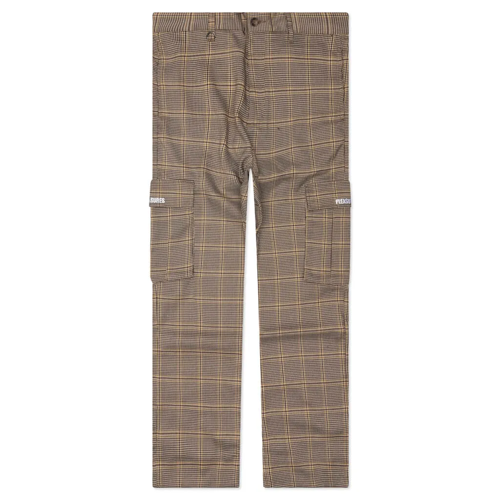 Pleasures Origins Cargo Trouser - Brown