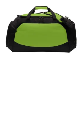 Port Authority Large Active Duffel BG802 Lime Shock/ Black