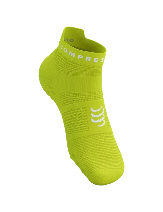 Pro Racing Socks RUN LOW v4.0 Green Sheen/White