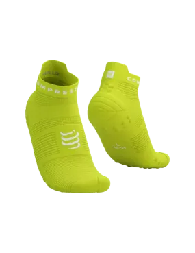 Pro Racing Socks RUN LOW v4.0 Green Sheen/White