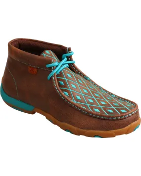 Product Name:  Twisted X Women's Diamond Embroidered Chukka Driving Mocs