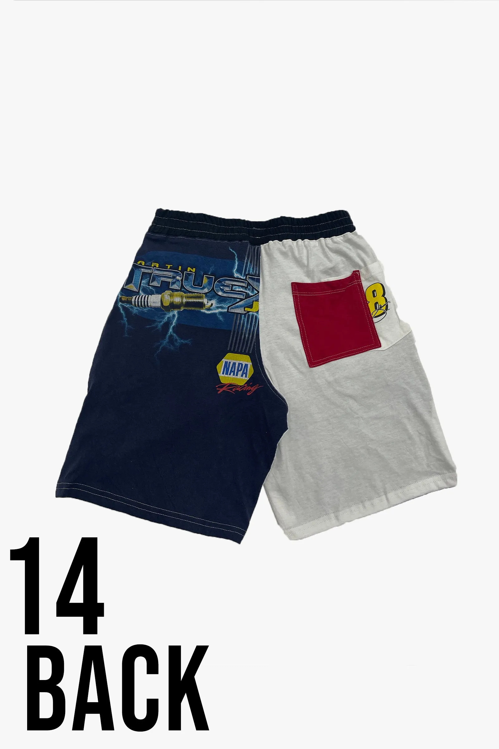 Reconstructed Vintage T Shirt Shorts