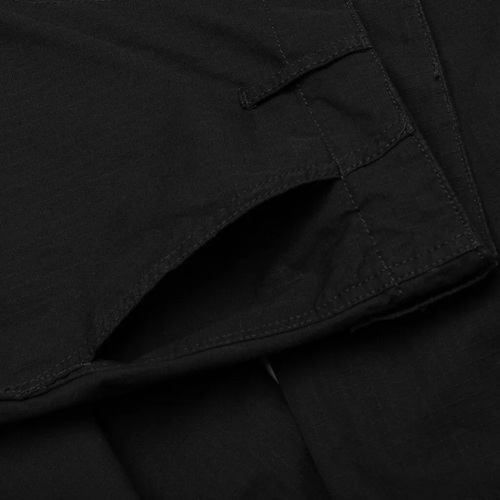 Regular Cargo Pant Rinsed - Black