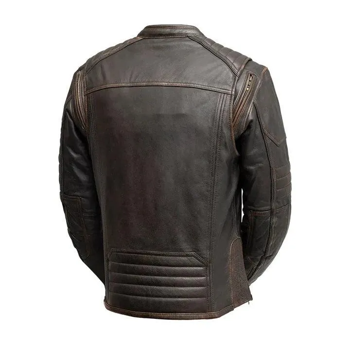 Rider Club - Men's Leather Motorcycle Jacket