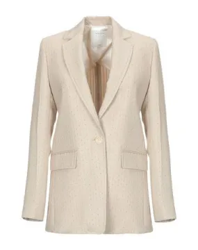 Sandro Women Blazer Beige 10 UK