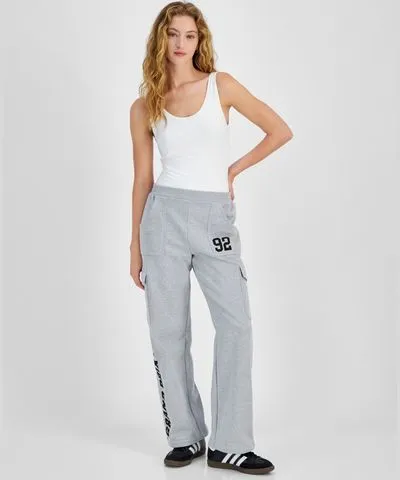 Self Esteem Juniors' Sporty Cargo Sweatpants