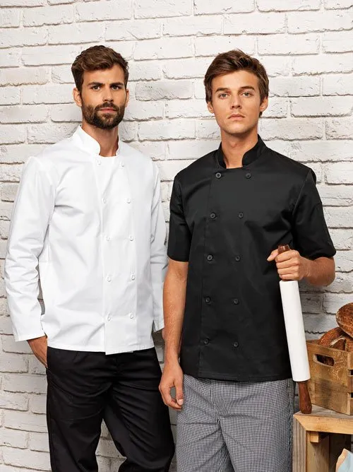 Short Sleeve Men's Chef Jacket - Banksford.co.uk