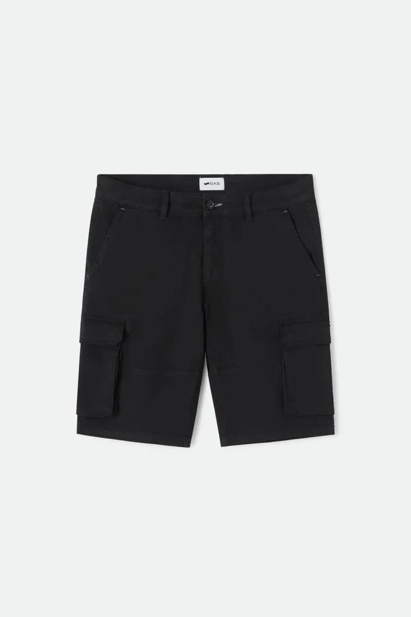 Shorts cargo uomo Nero