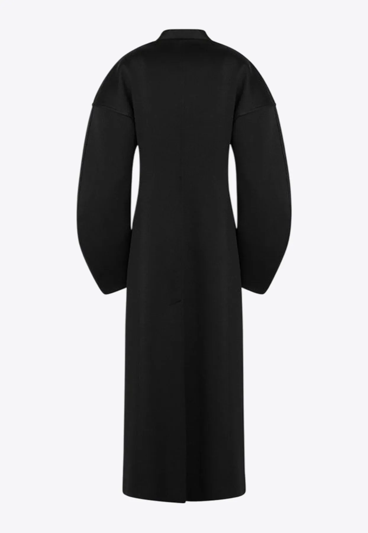 Single-Breasted Wool Coat