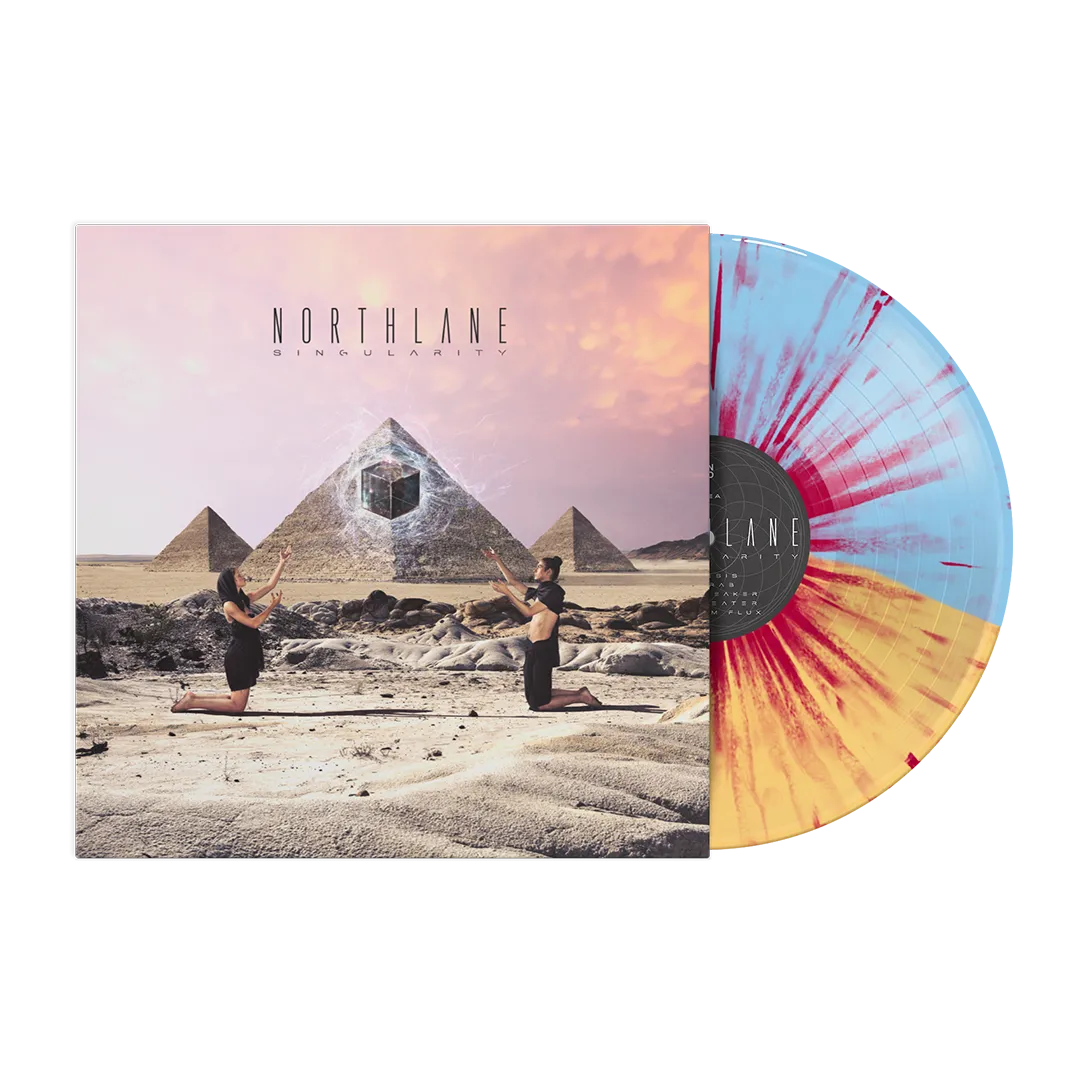 Singularity 12 Vinyl (Half Translucent Yellow/Half Blue With Magenta Splatter)