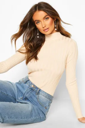 Skinny Rib Crew Neck Sweater