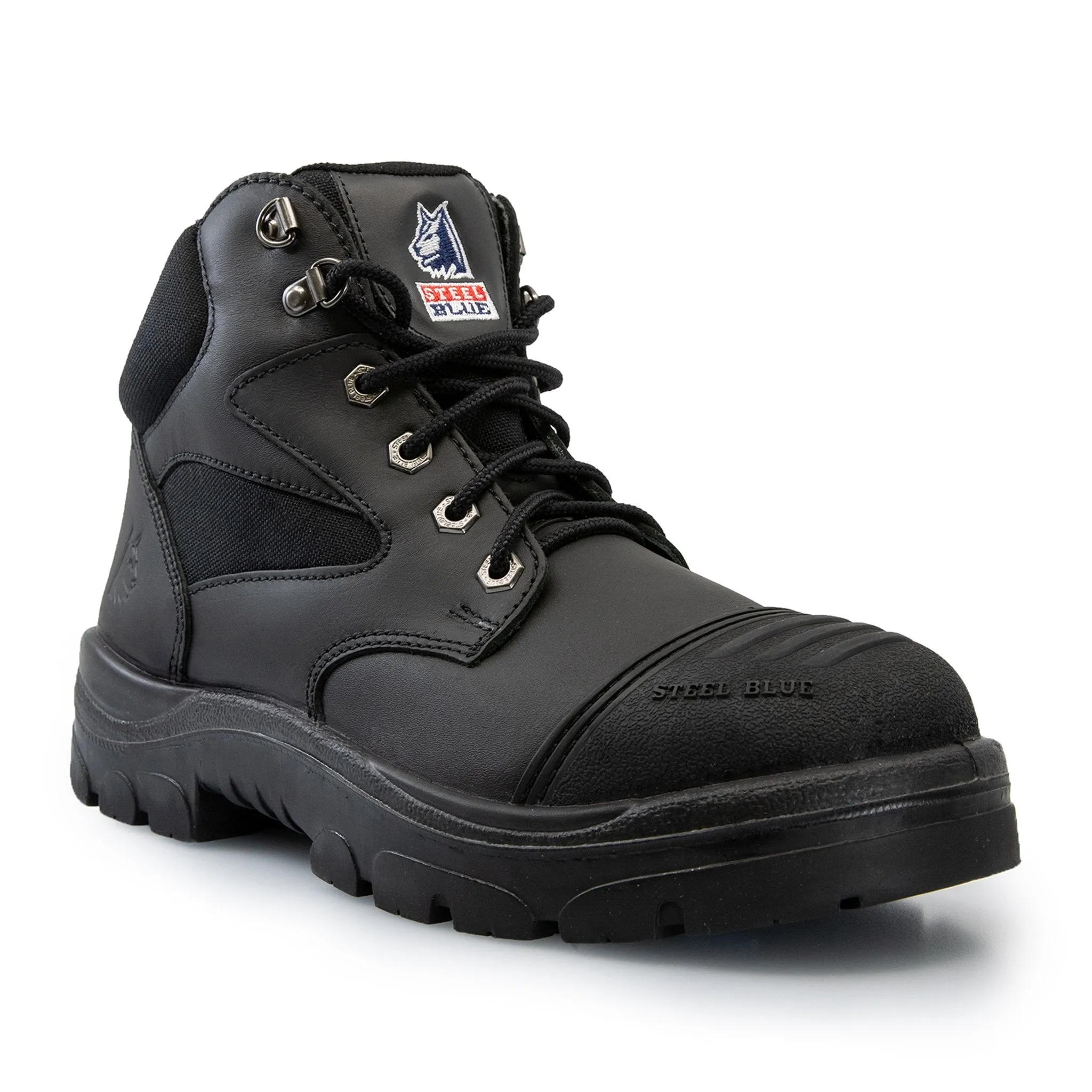 STEEL BLUE PARKES ZIP SIDE SAFETY WORK BOOTS 312658