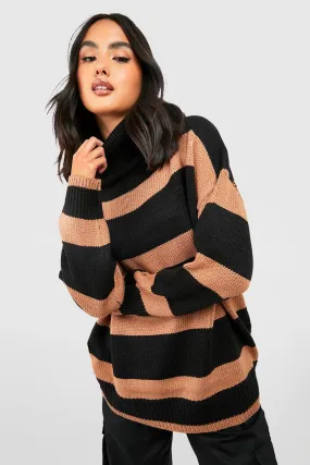 Stripe Oversized Knitted Sweater