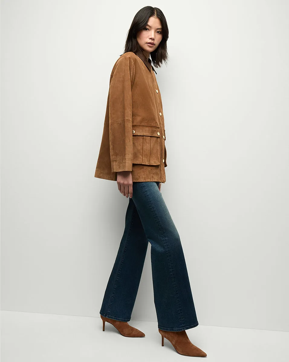 Suz Suede Dickey Chore Coat