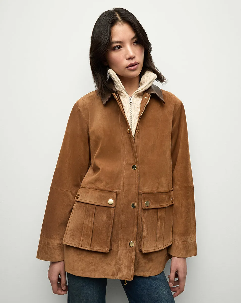 Suz Suede Dickey Chore Coat