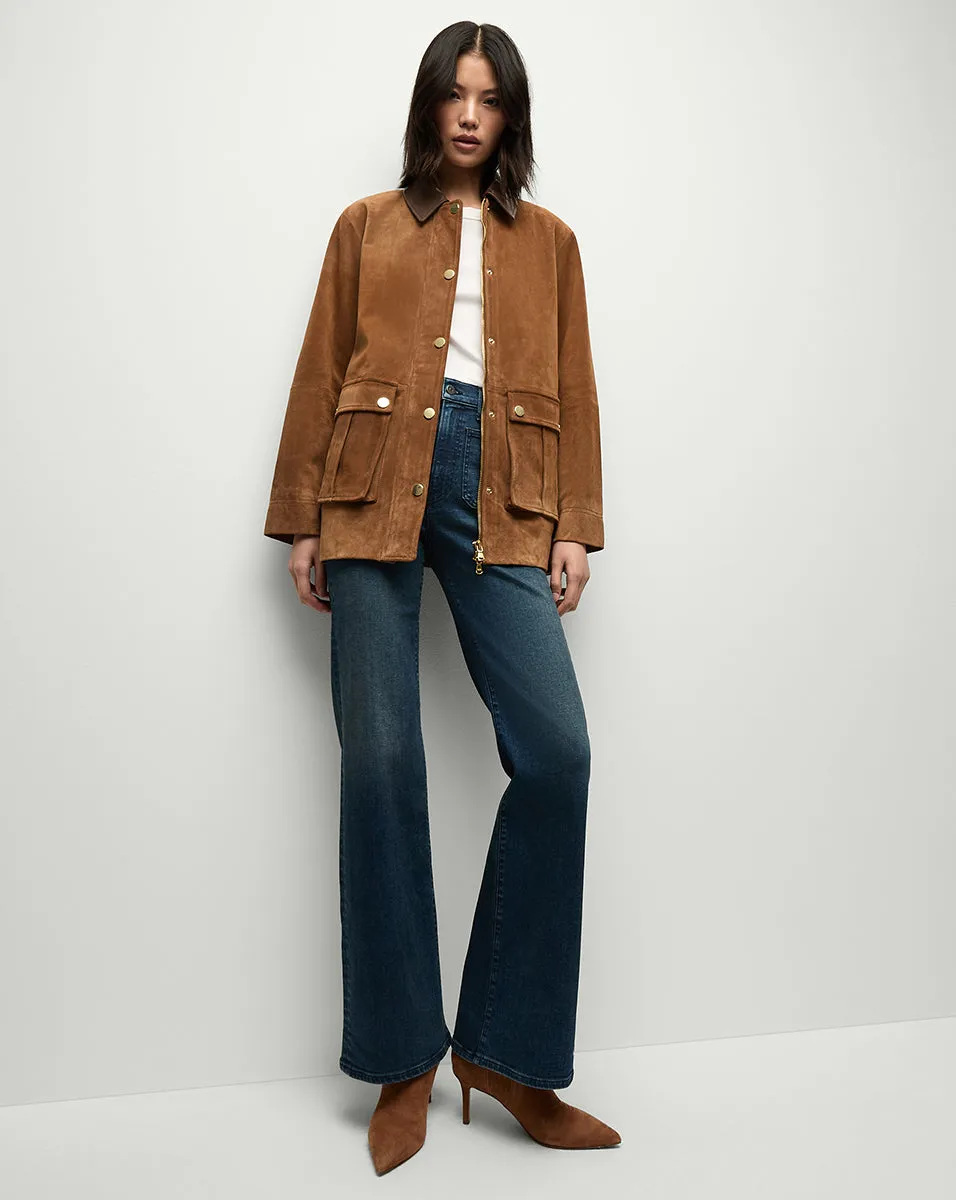 Suz Suede Dickey Chore Coat