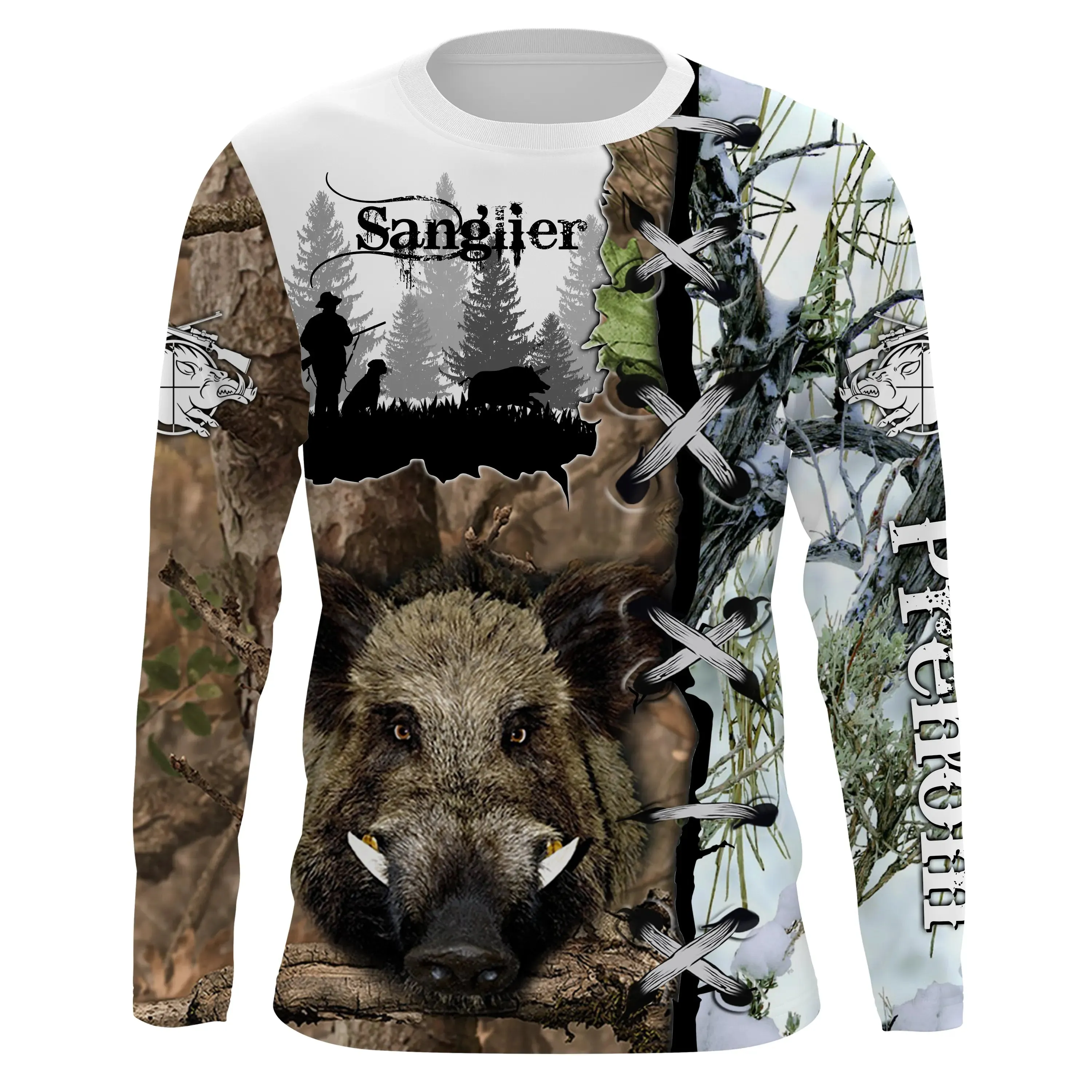 T-shirt Chasse Aux Sangliers, Cadeau Personnalisé Chasseurs - CT29082220