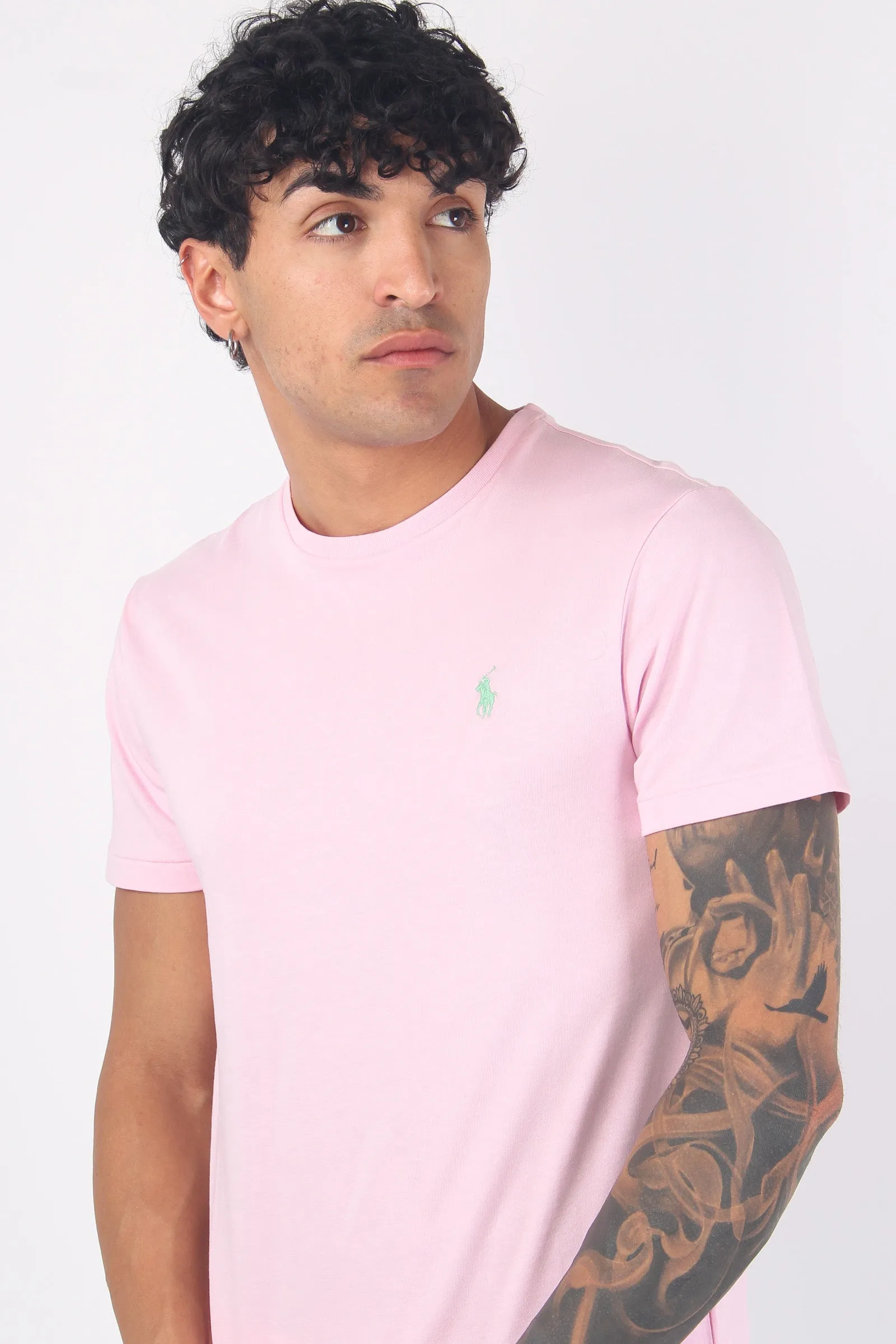 T-shirt Jersey Manica Corta Garden Pink