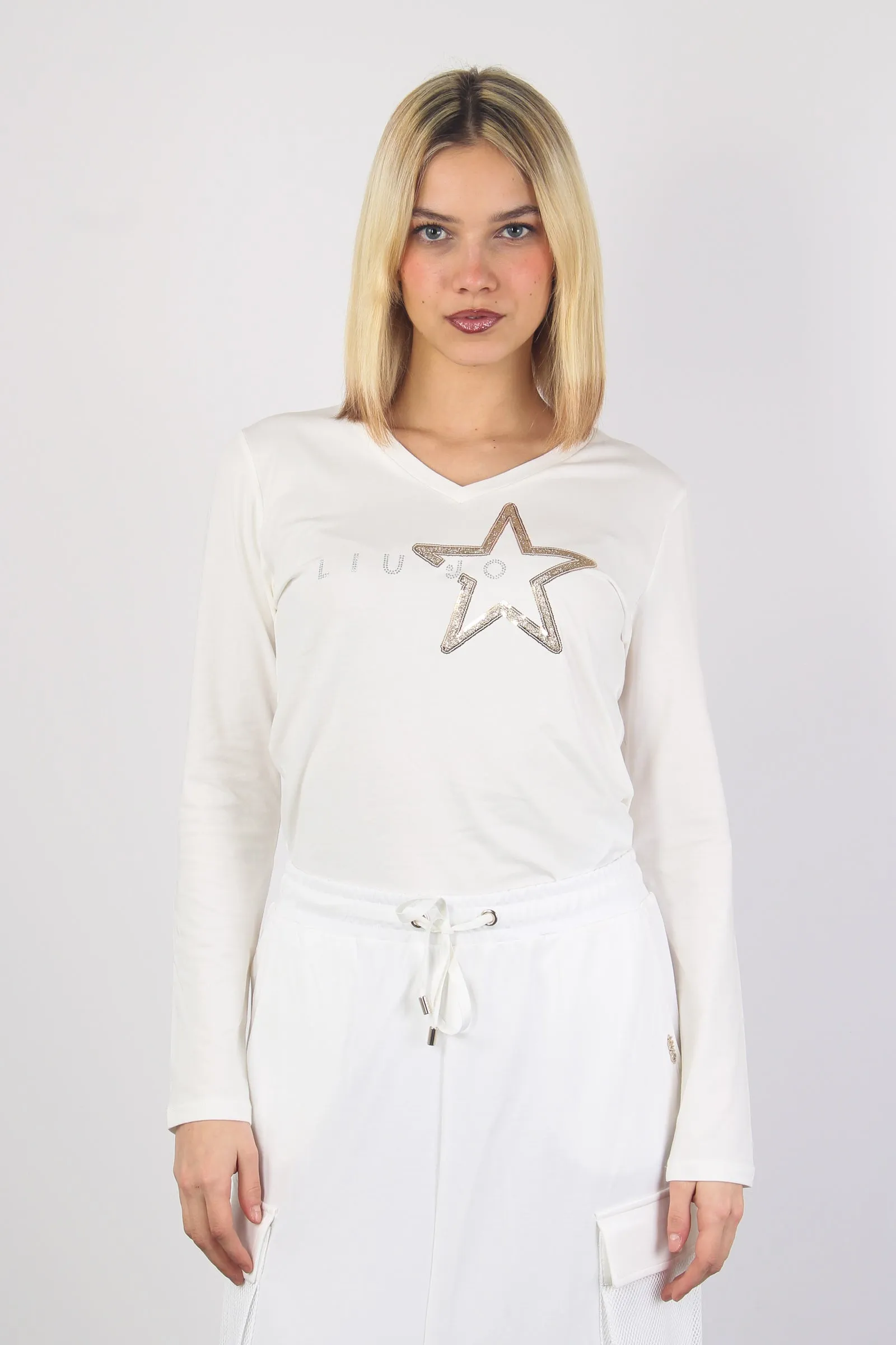 T-shirt Ml Stella Light Ivory