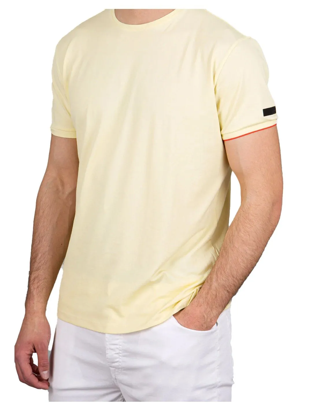 T-shirt RRD uomo Macro 22071 gialla PE22