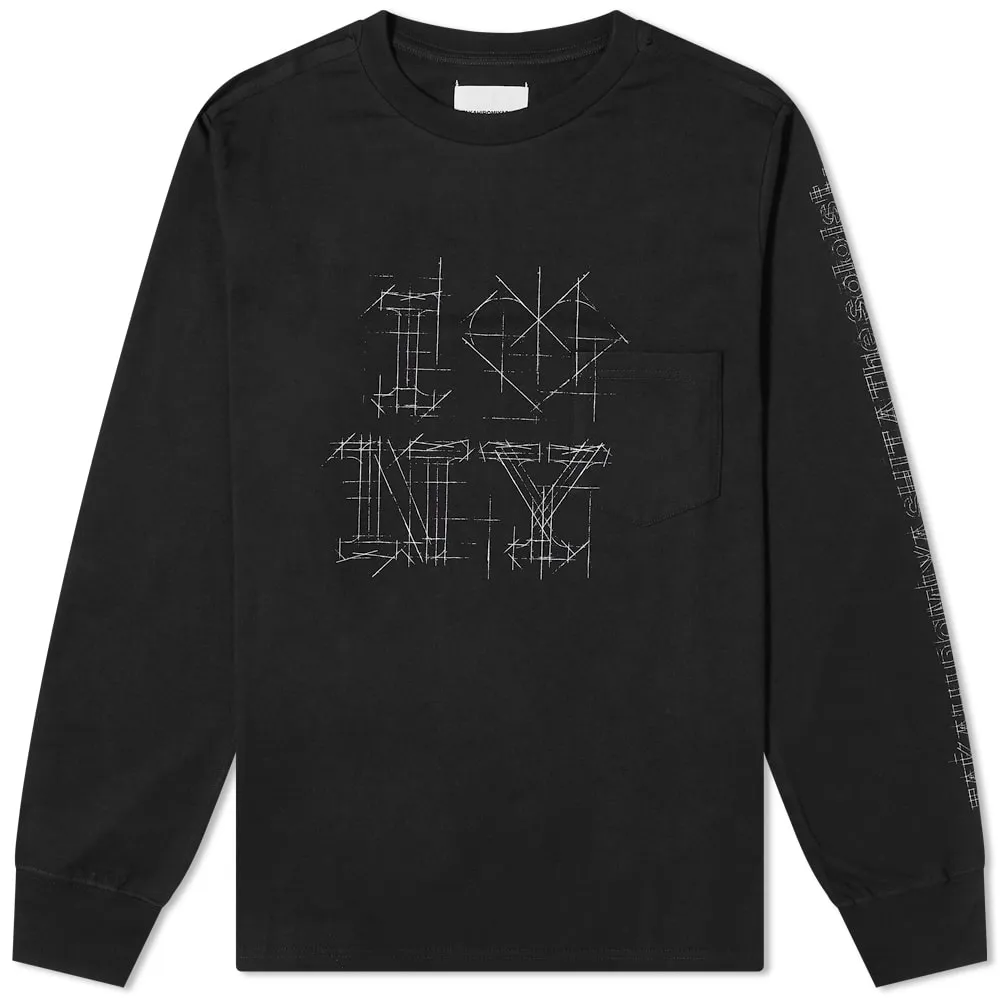 TAKAHIROMIYASHITA TheSoloist. Long Sleeve I Love NY T-ShirtBlack