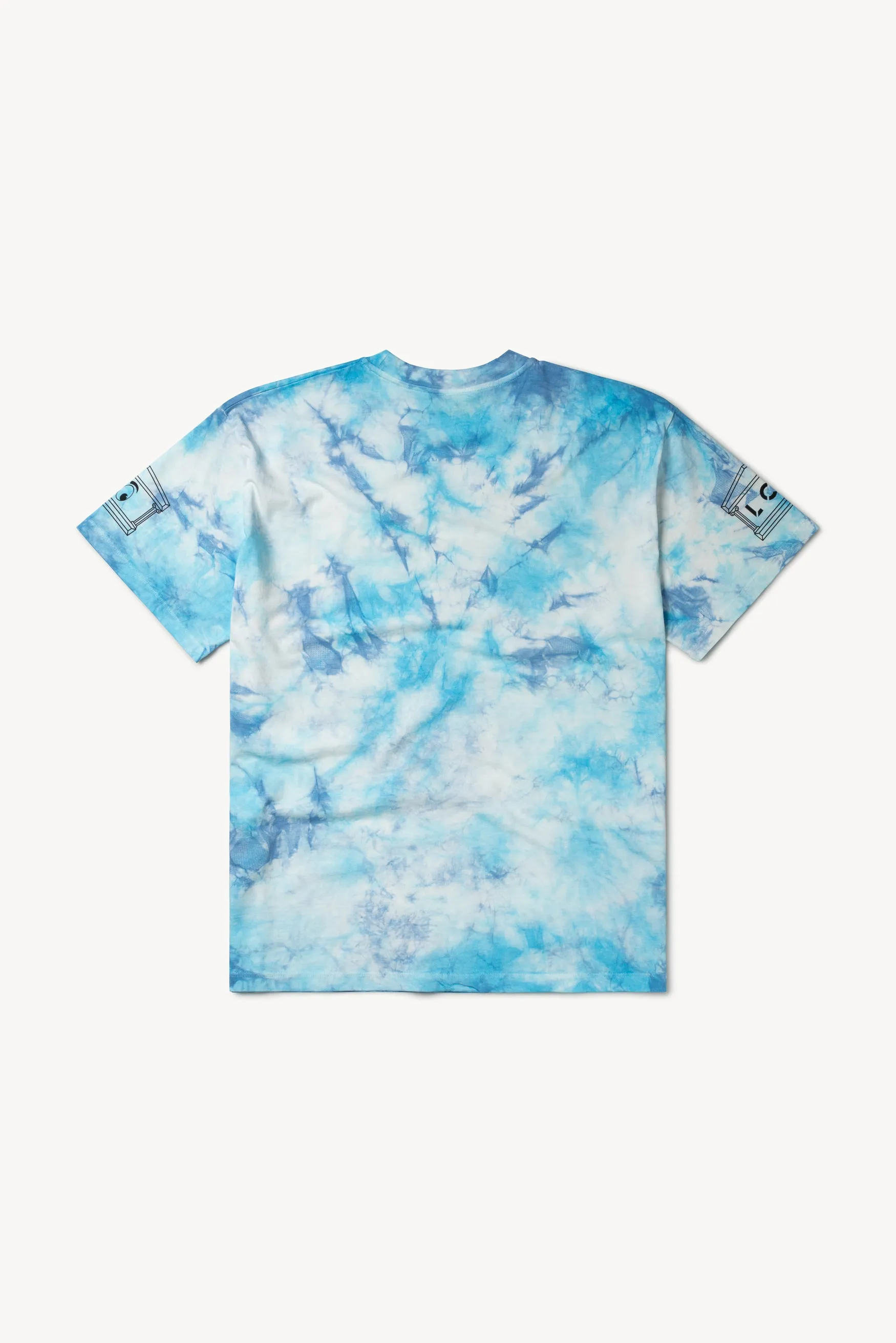 Temple Warped Eyes Tie Dye Tee