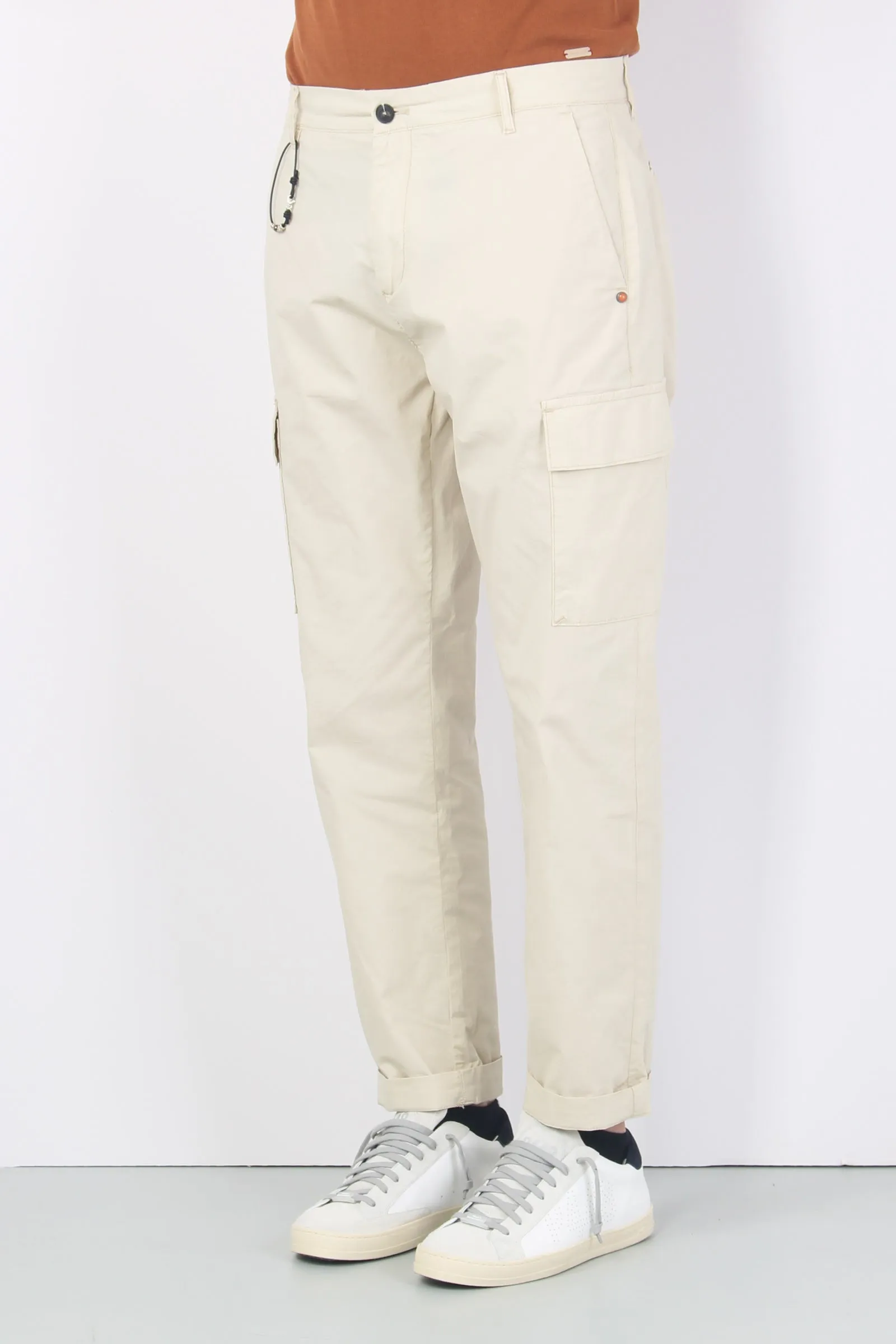 Tornado Pantalone Cargo Ecru