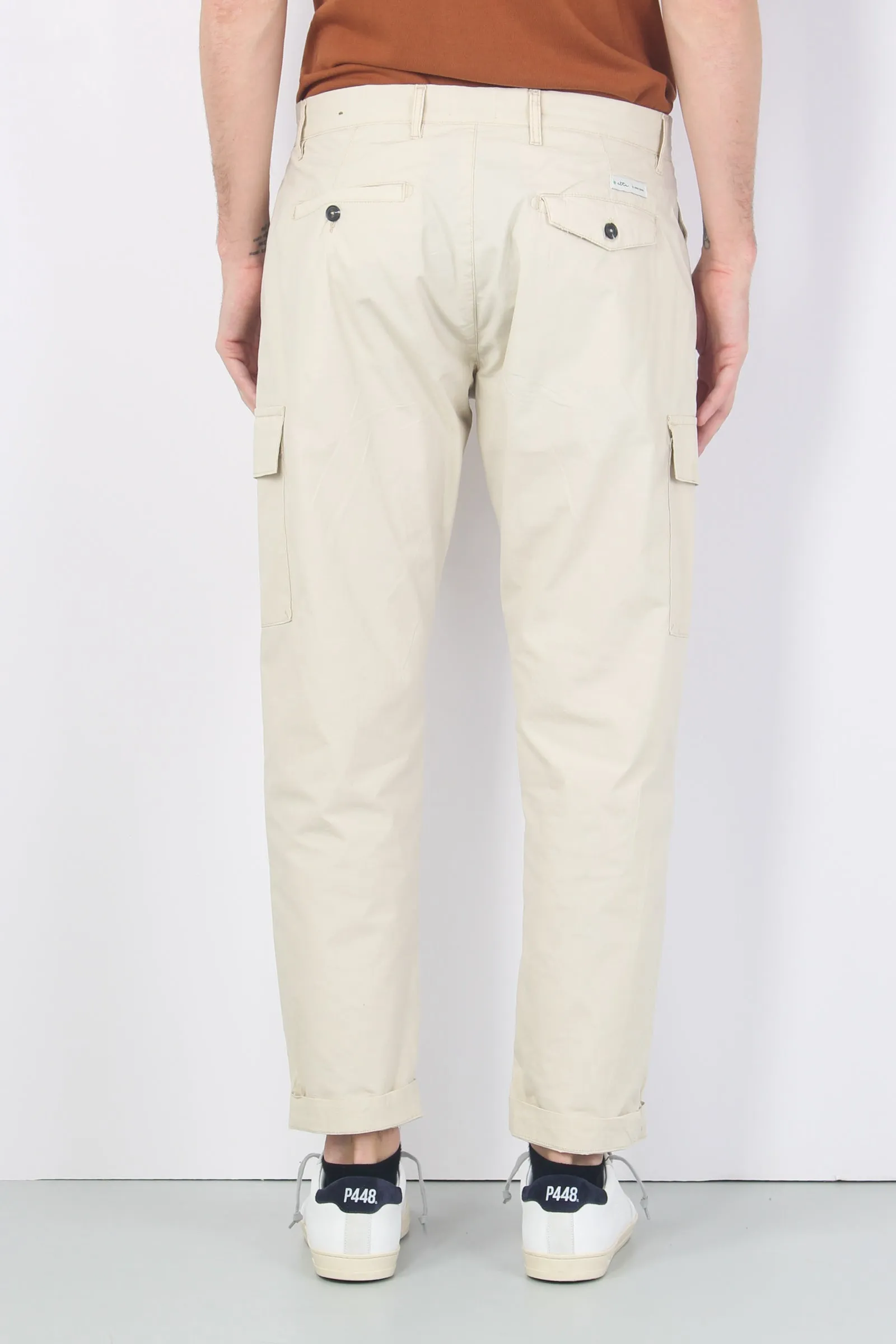 Tornado Pantalone Cargo Ecru