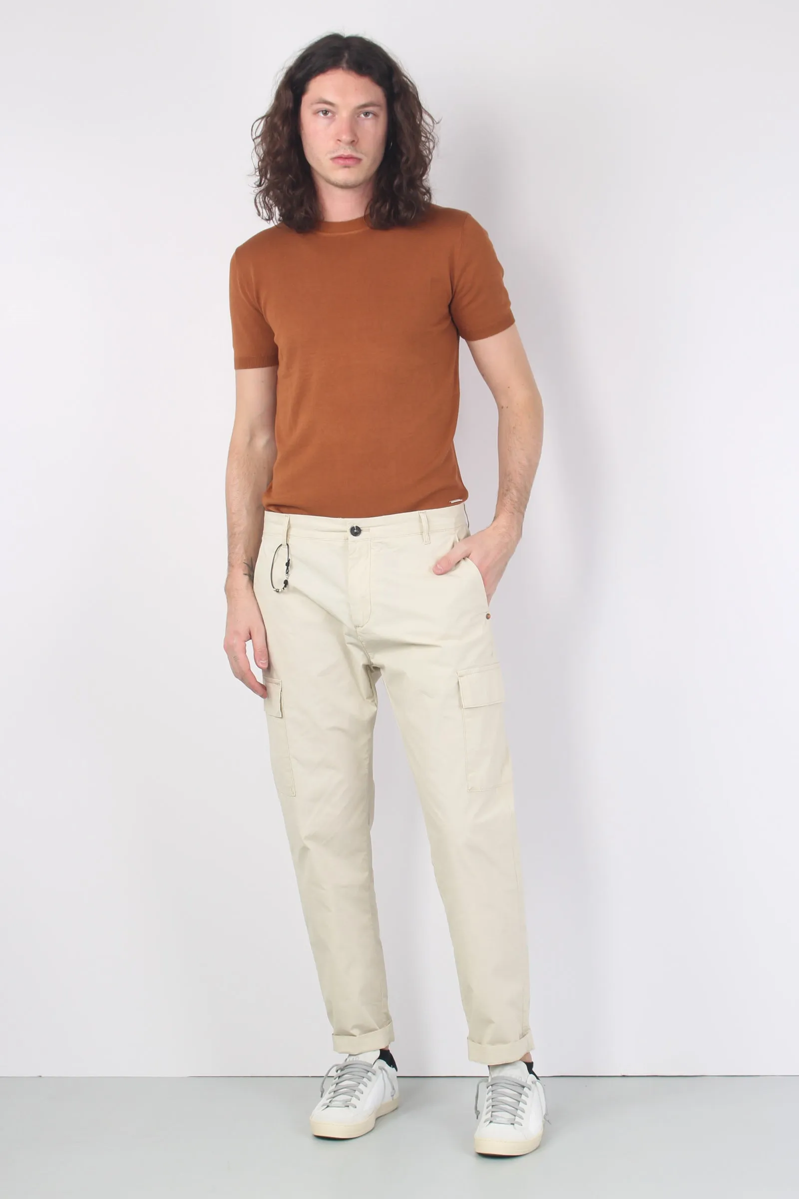 Tornado Pantalone Cargo Ecru