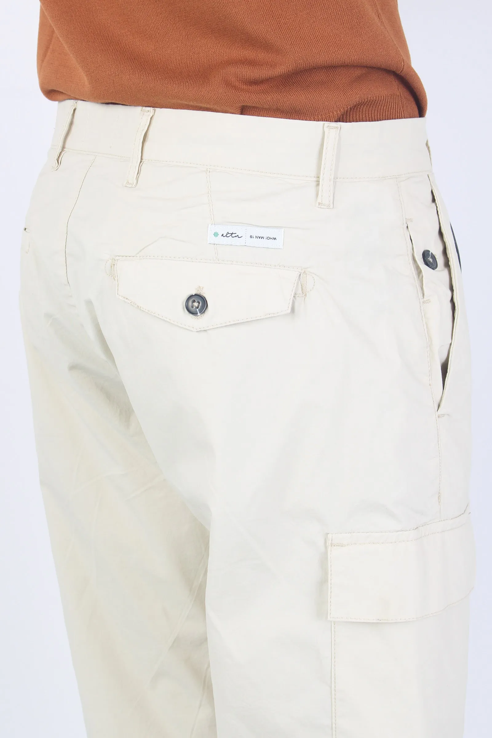 Tornado Pantalone Cargo Ecru