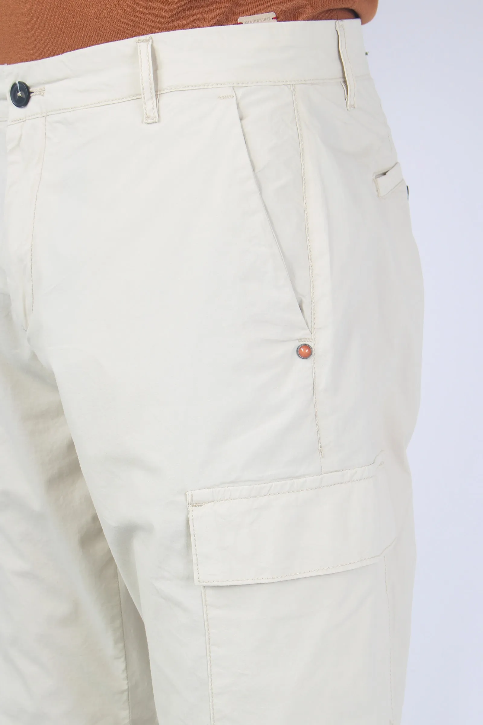 Tornado Pantalone Cargo Ecru