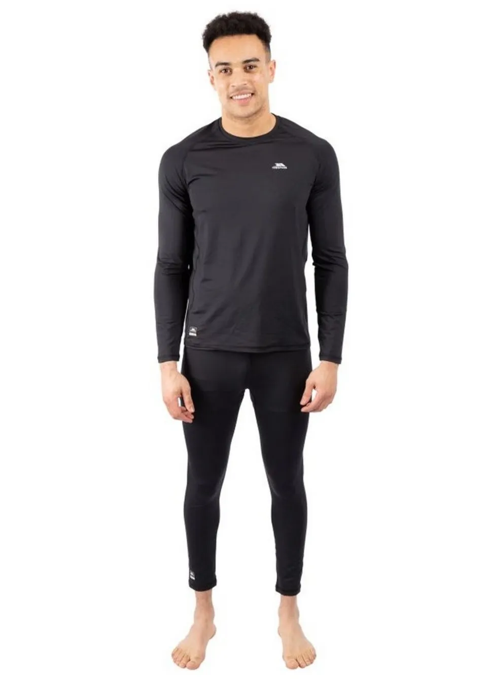 Trespass Black Nate Base Layer Top