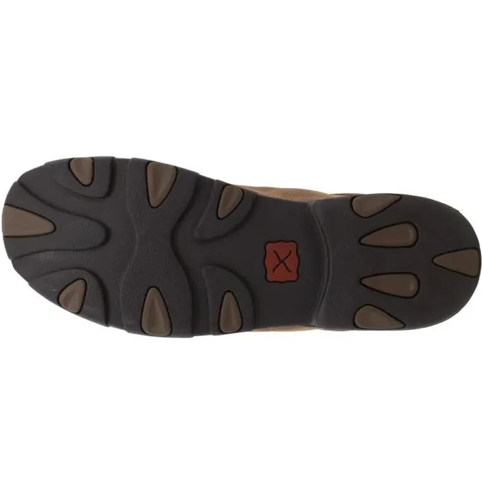 Twisted X Men's Chukka Driving Moc Brown & Brown Print