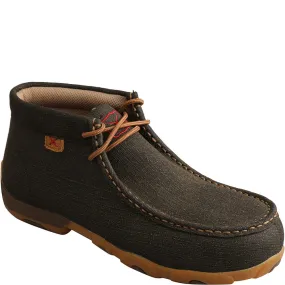 Twisted X Women's Driving Moc Safety Chukka - Charcoal/Brown