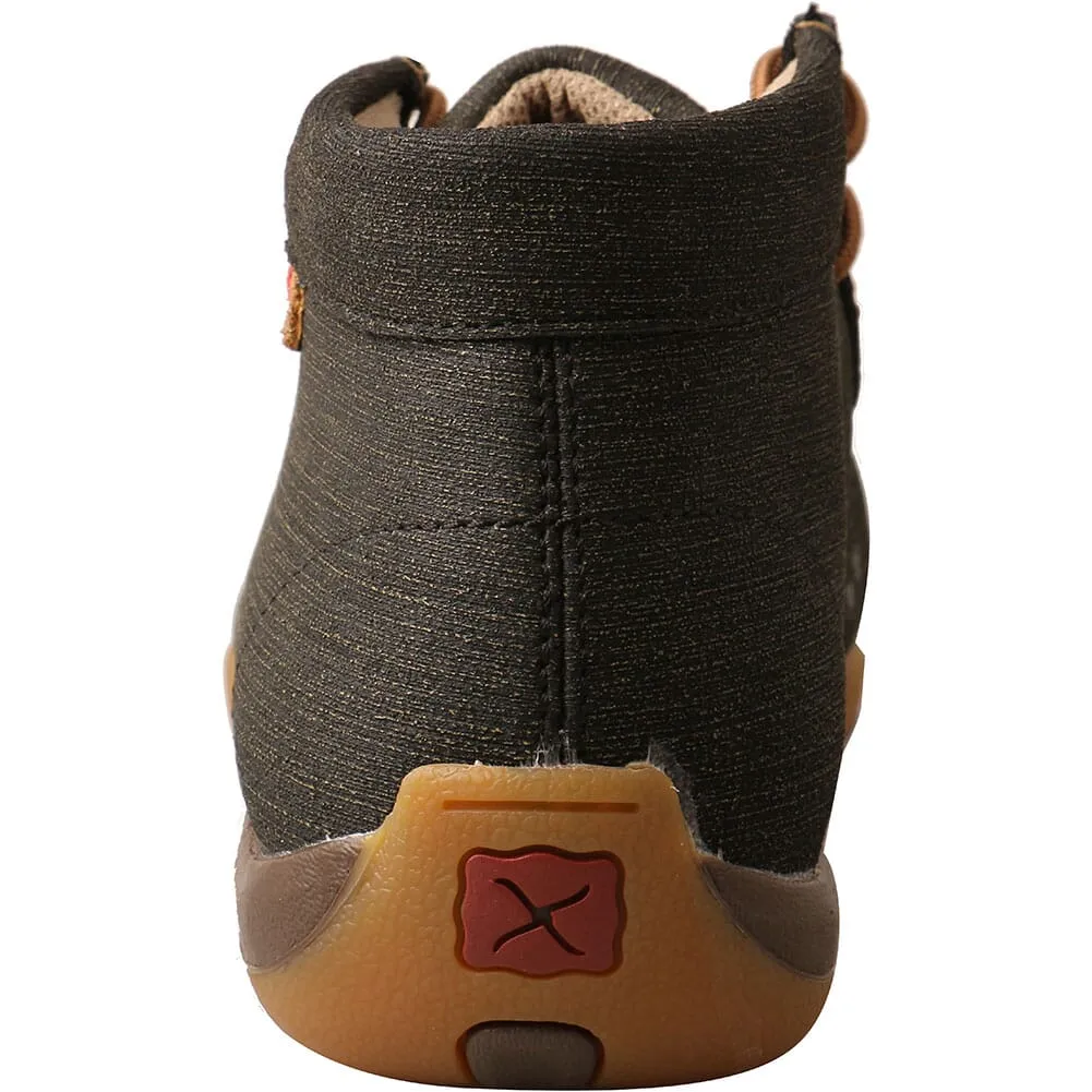 Twisted X Women's Driving Moc Safety Chukka - Charcoal/Brown