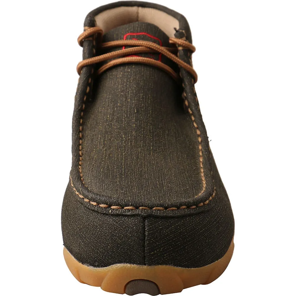 Twisted X Women's Driving Moc Safety Chukka - Charcoal/Brown