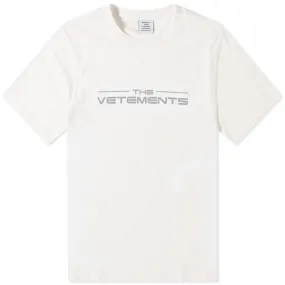 VETEMENTS The Logo T-ShirtWhite