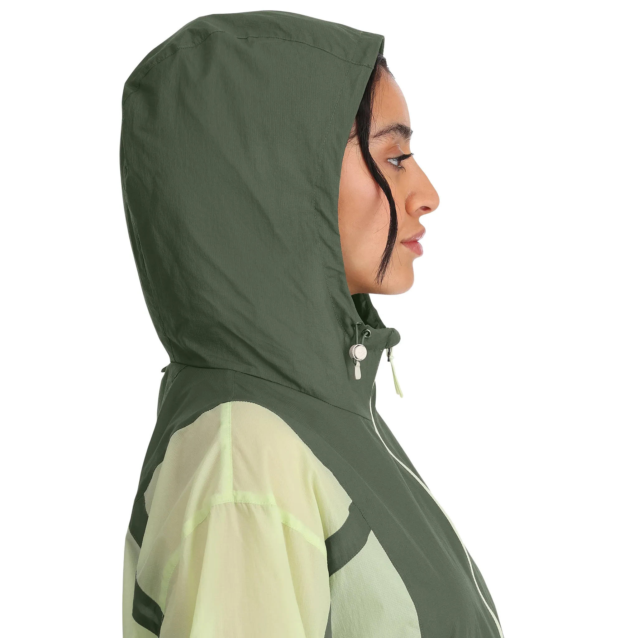 Womens Boulder Lite Anorak - Thyme Green