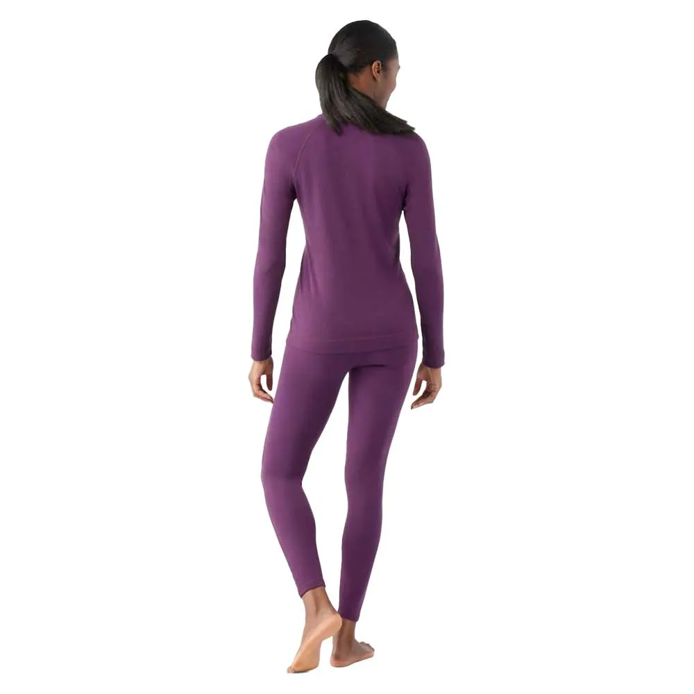 Women's Classic Thermal Merino Base Layer 1/4 Zip - Purple Iris Heather