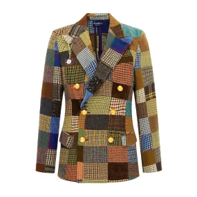 Women's Patchwork Tweed Diana Jacket